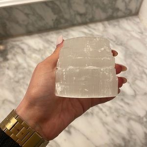 Crystal candle holder